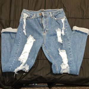 Destructive jeans